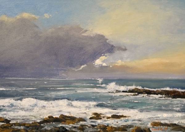 - Oil on Board, Painting by David Rust, measuring 29 x 41 cm (H x W) framed at 48 x 60 cm £580